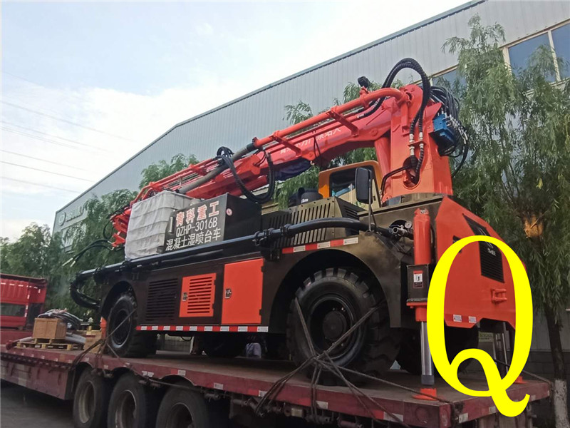混凝土泵 青科重工 濕噴臺車